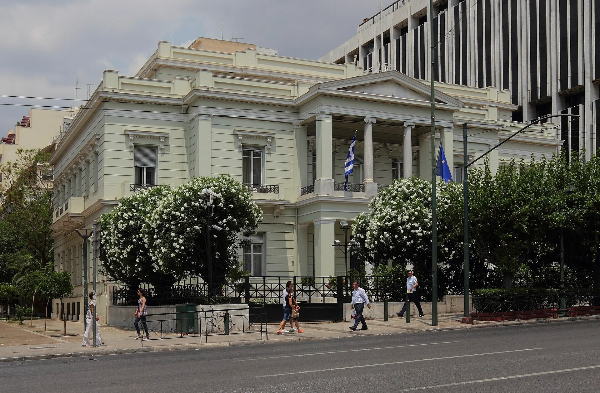Το κτίριο του ελληνικού Υπουργείου Εξωτερικών στην Αθήνα