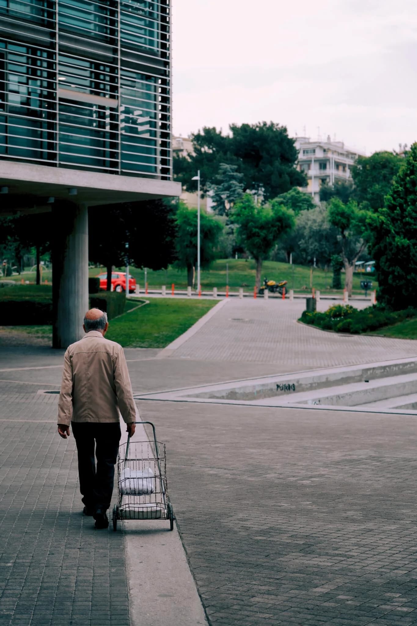 Άποψη από τον χώρο του Δημαρχείου Θεσσαλονίκης